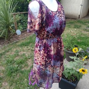 Peep shoulder sundress